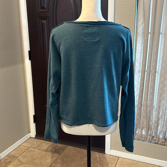 Vans Cropped Front Pocket Boatneck Sweatshirt - Picture 2 of 7